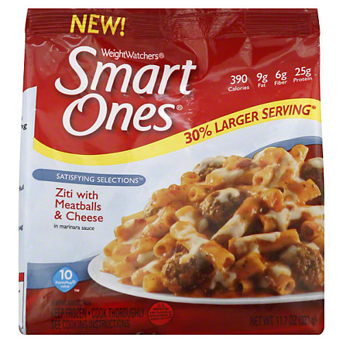 Weight Watchers Smart Ones 3 Cheese Ziti Marinara 9oz PKG