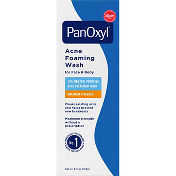 PanOxyl Face & Body Maximum Strength Acne Foaming Wash
