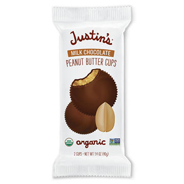 Justin's Organic Milk Chocolate Peanut Butter Cups