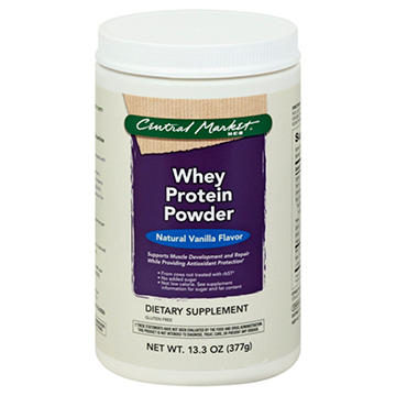 Central Market Whey Protein Powder - Natural Vanilla Flavor