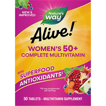 Nature's Way Alive! Women's 50+ Complete Daily Multivitamin Tablets