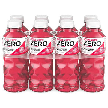 Powerade Zero Fruit Punch Sports Drink 8 pk Bottles