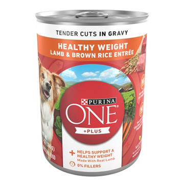 Purina ONE Plus Tender Cuts in Gravy Healthy Weight Entree in Wet Dog Food Gravy - Lamb and Brown Rice