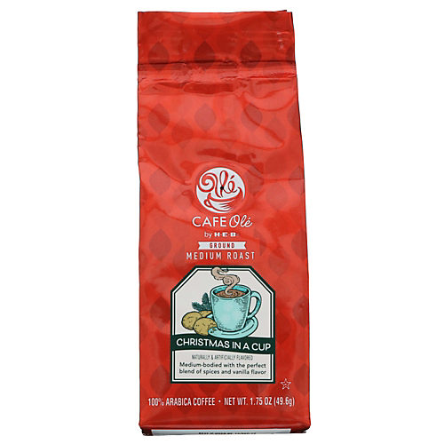 CAFE Olé by H-E-B Medium Roast Christmas in a Cup Coffee Single Serve Cups