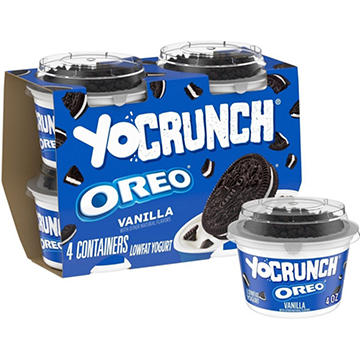 YoCrunch Low Fat Oreo Cookies N' Cream Yogurt