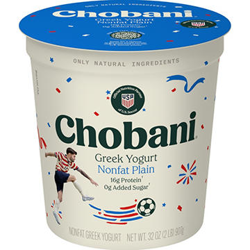 Chobani 16g Protein Non Fat Plain Greek Yogurt