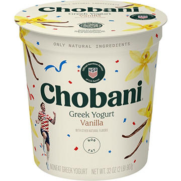 Chobani Non-Fat Vanilla Blended Greek Yogurt