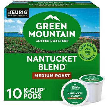 Green Mountain Coffee Nantucket Blend Medium Roast Single Serve Coffee K Cups