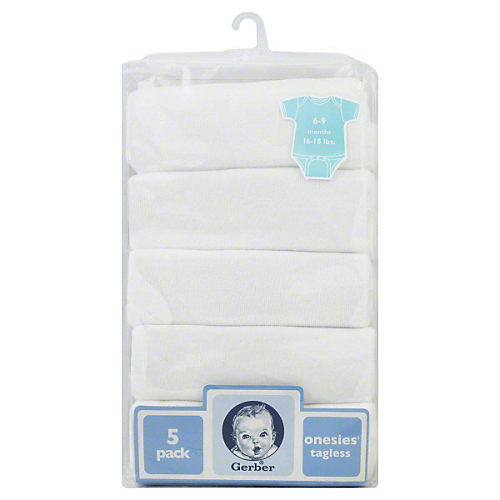 Gerber 6 Count Washcloth, White