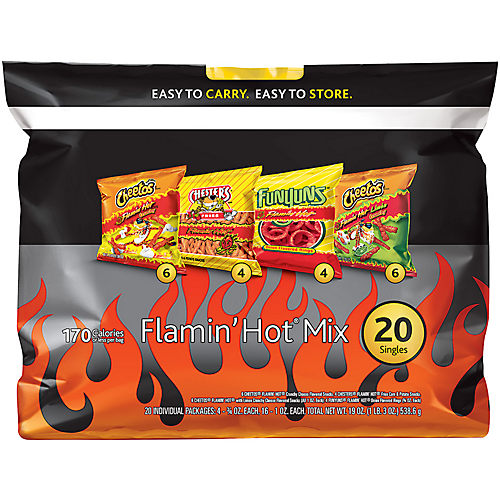 Chester's Fries Corn & Potato Snacks Flamin' Hot 1 Oz 12 Count