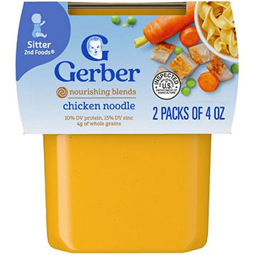 Gerber Mealtime for Baby Powerblend 2nd Foods - Chicken Noodle