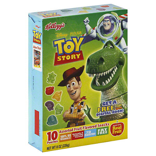 Disney Pixar Fruit Flavored Snacks, Gummy Treat Pouches, 10 ct