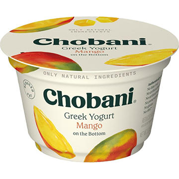 Chobani Low-Fat Mango on the Bottom Greek Yogurt