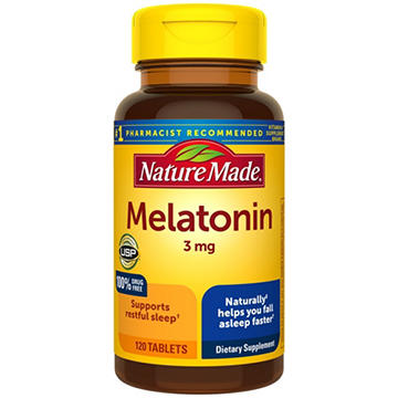 Nature Made Melatonin 3 mg Tablets