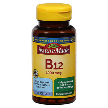 Nature Made Vitamin B-12 Liquid Softgels - 1000 mcg