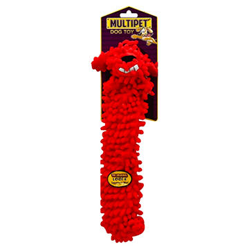 Multipet Lightweight Loofa Dog Toy, Assorted Colors