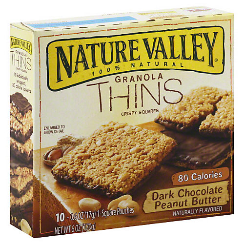 Nature Valley Granola Thins Dark Chocolate Peanut Butter Bars - Shop Granola  & Snack Bars at H-E-B