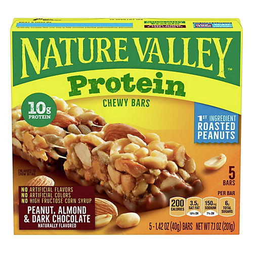 Nature Valley Protein Peanut Butter Dark Chocolate Bar - Healthy Snack