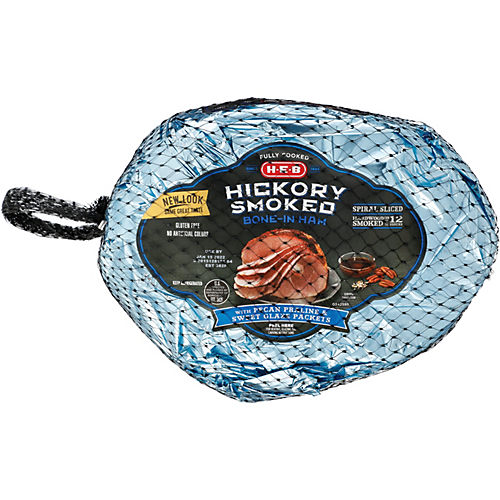 Cooks Fully Cooked Brown Sugar Hickory Smoked Spiral Sliced Half Ham, 10.977 Pound -- 4 per Case