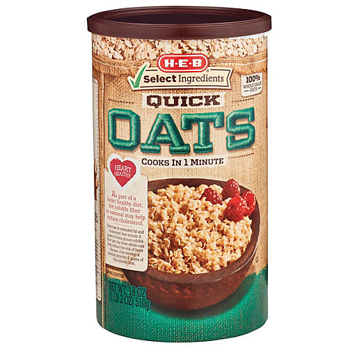 Bulk Quick Rolled Oats - Shop Oatmeal & Hot Cereal at H-E-B