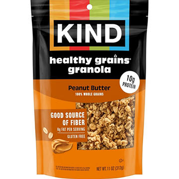 Kind Healthy Grains 10g Protein Granola - Peanut Butter Clusters