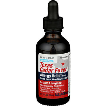 Allergena Texas Cedar Fever Allergy Relief Drops