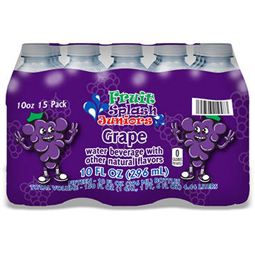Fruit Splash Juniors Grape 15 pk Water Bottles