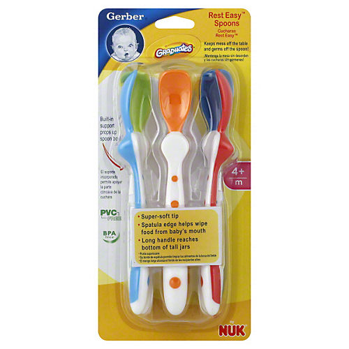 Nuk - Rest Easy Baby Spoons, 5-Pack