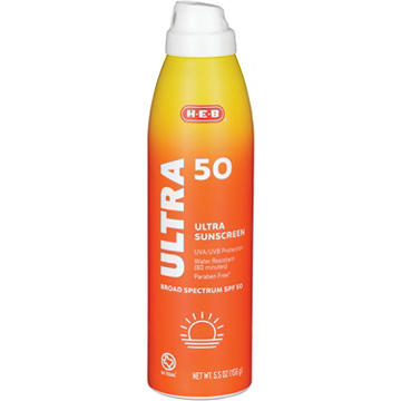 H-E-B Ultra Broad Spectrum Sunscreen Spray – SPF 50