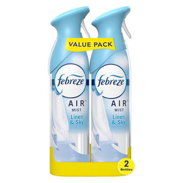 Febreze Air Freshener Spray - Odor-Fighting Room Spray - Linen & Sky Scent