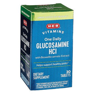 H-E-B Vitamins One Daily Glucosamine HCI Tablets