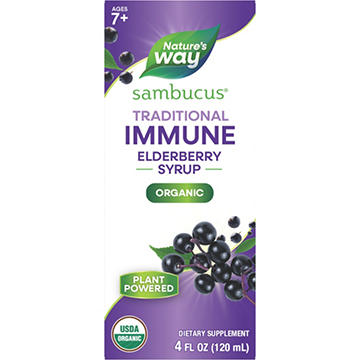 Nature's Way Sambucus Organic Immune Elderberry Syrup