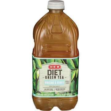 H-E-B Diet Green Tea with Ginseng & Honey