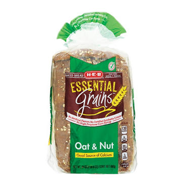 H-E-B Essential Grains Oat & Nut Sliced Bread