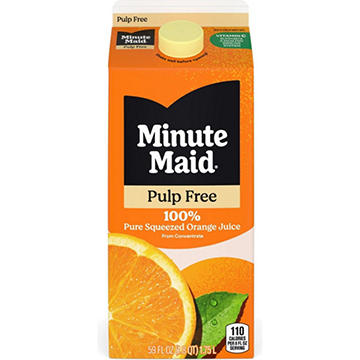 Minute Maid Pulp Free Orange Juice