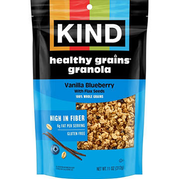 Kind Healthy Grains Granola - Vanilla Blueberry with Flax Seeds