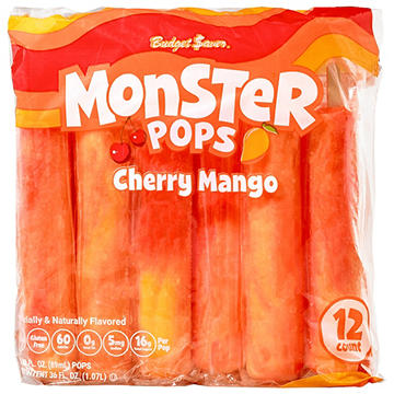 Budget Saver Cherry Mango Monster Pops