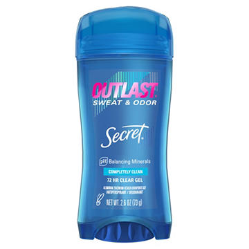 Secret Outlast 48 Hr Gel Antiperspirant Deodorant - Clean