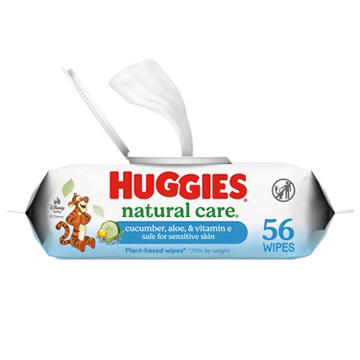 Huggies Baby Wipes - Cucumber, Aloe and Vitamin E Scented
