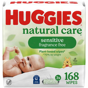 Huggies Natural Care Sensitive Baby Wipes 3 - Fragrance Free, 3 pk