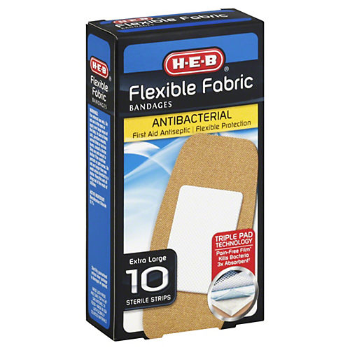 H-E-B Flexible Fabric All One Size Bandages - Shop Bandages