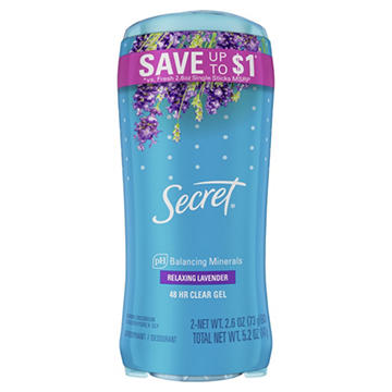 Secret 48 Hr Gel Antiperspirant Deodorant - Lavender