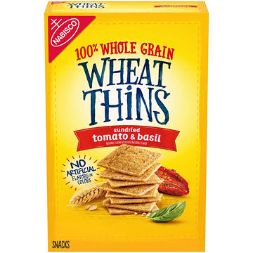 Wheat Thins Sundried Tomato & Basil Whole Grain Wheat Crackers