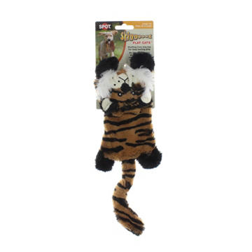 Spot Skinneez Flat Cats Dog Toy Assorted