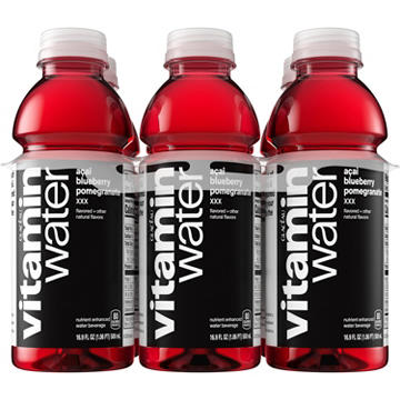 Glaceau Vitaminwater XXX Acai Blueberry Pomegranate Nutrient Enhanced Water Beverage 6 pk Bottles