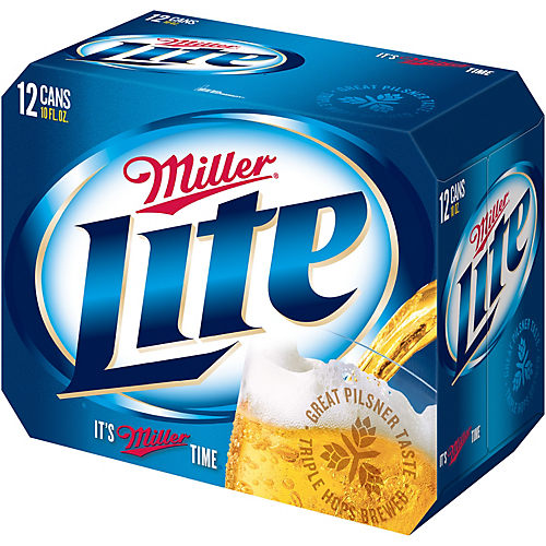 Miller Lite Beer 20 pk Vortex Bottle - Shop Beer at H-E-B