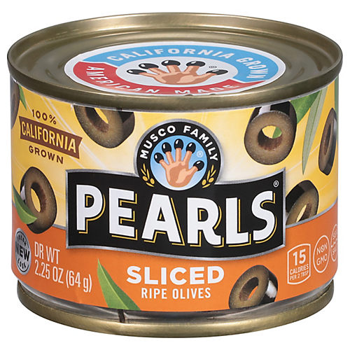 Musco Family Olive Co. Pearls Reduced Sodium Large Pitted