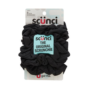 Scunci Effortless Beauty Scrunchies Black
