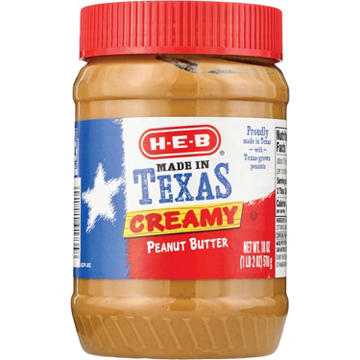 H-E-B Made in Texas Creamy Peanut Butter