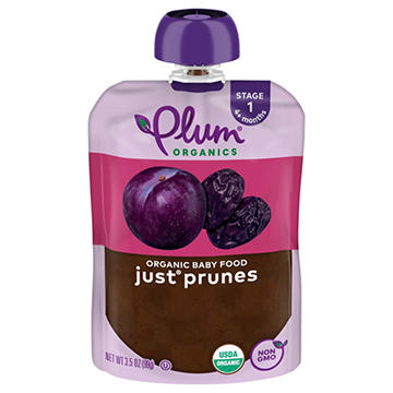 Plum Organics Baby Food Pouch - Just Prunes